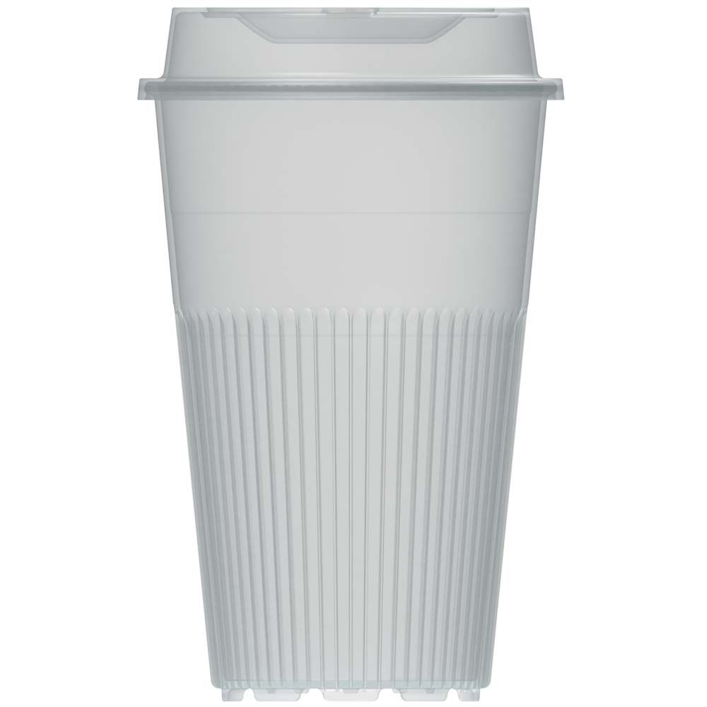 16oz Frosted Cup and Lid