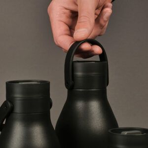 Circular&Co Reusable Stainless Steel Water Bottle Ink Black