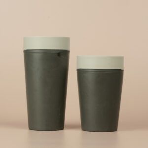 Circular&Co Reusable Coffee Cup Made From Traceable Marine Plastic Ecru