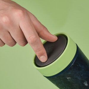 Circular&Co Reusable Coffee Cup Made From Fabric Waste Pistachio Green