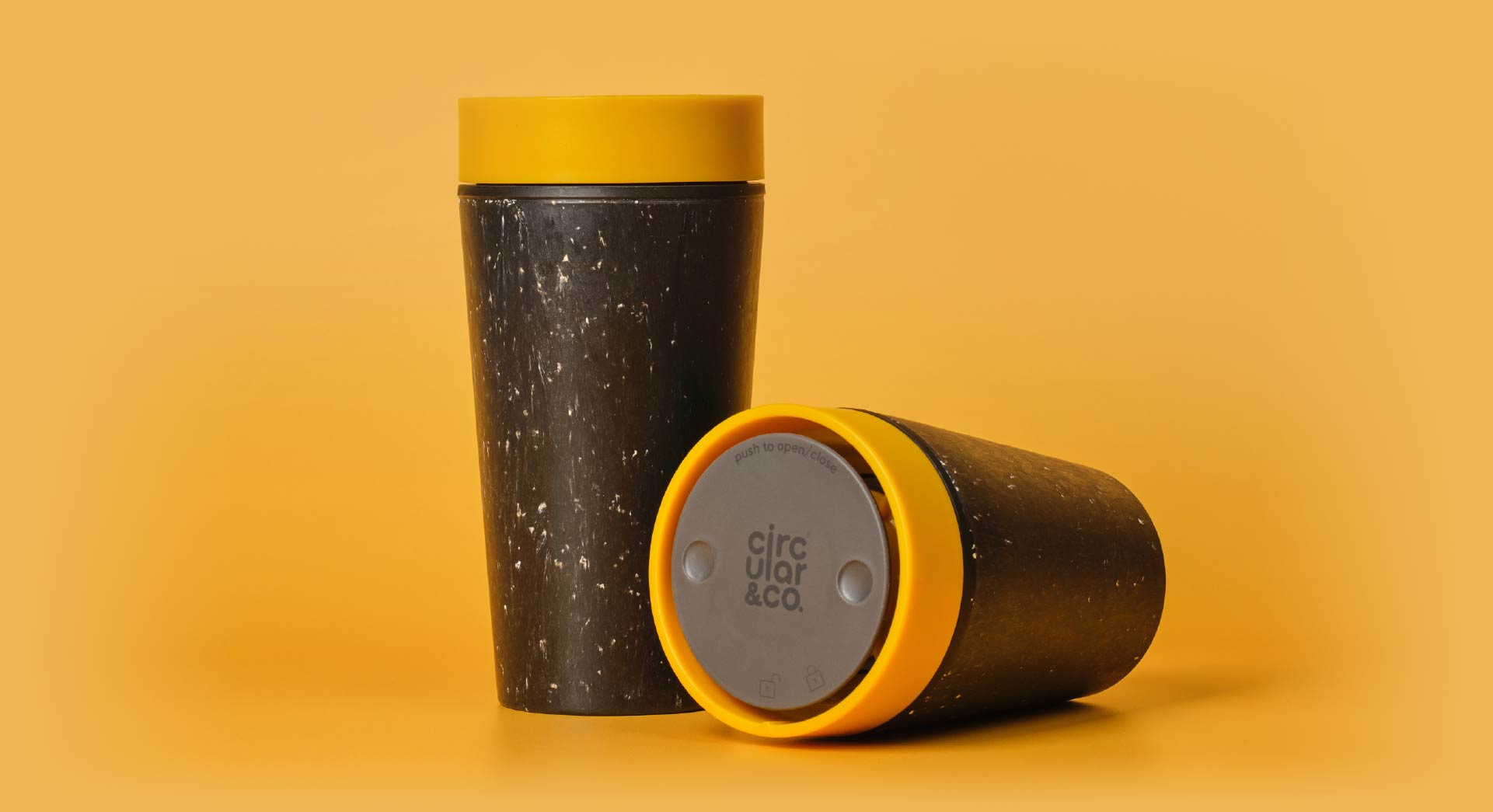 Reusable, recycled coffee cups made from paper cups