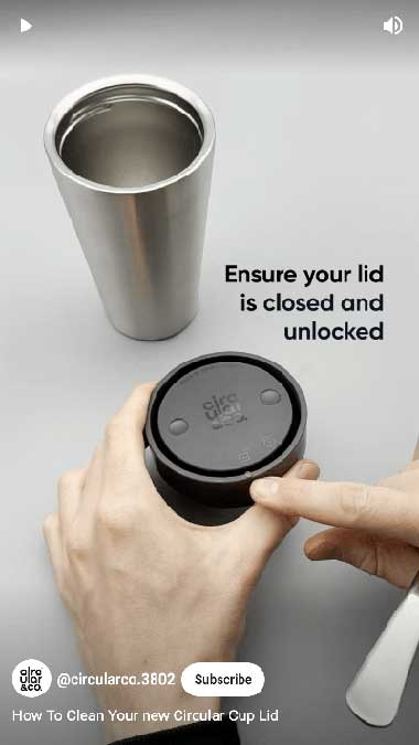 How to clean your Circular cup YouTube video